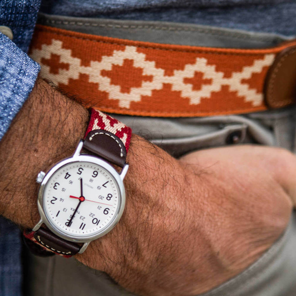 Talampaya Woven Belt by La Matera