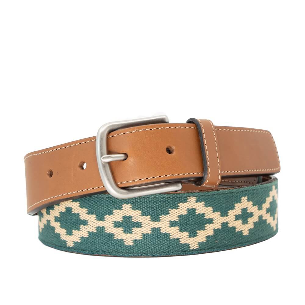 Bariloche_Woven_Belt > Belts >Leather-Cognac-32-La Matera