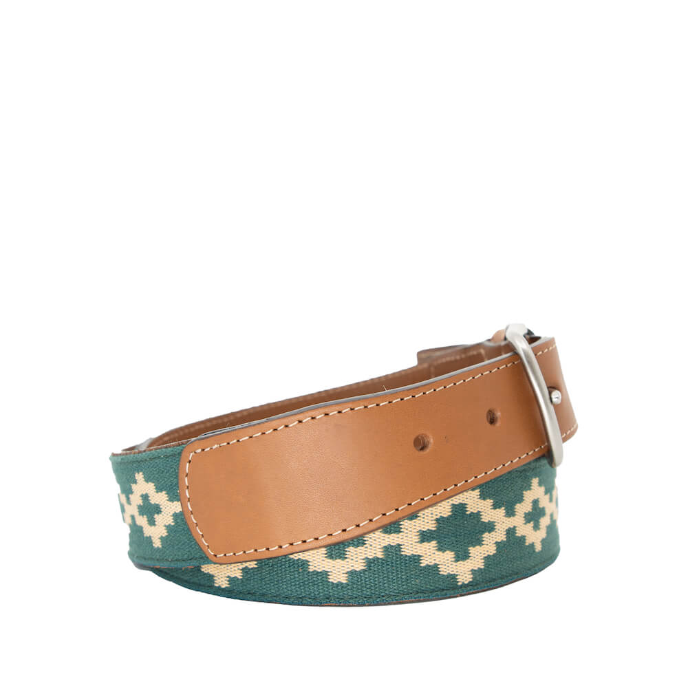 Bariloche_Woven_Belt > Belts >Leather-Cognac-32-La Matera