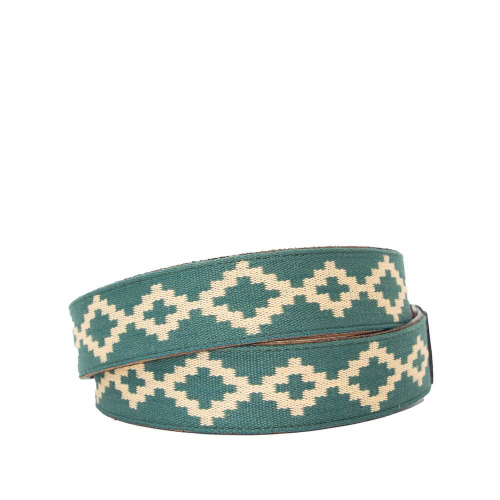 Bariloche_Woven_Belt > Belts >Leather-Cognac-32-La Matera
