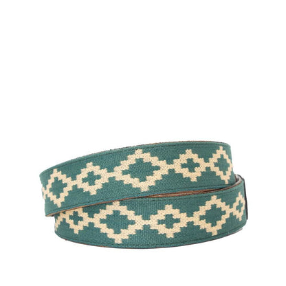 Bariloche_Woven_Belt > Belts >Leather-Cognac-32-La Matera