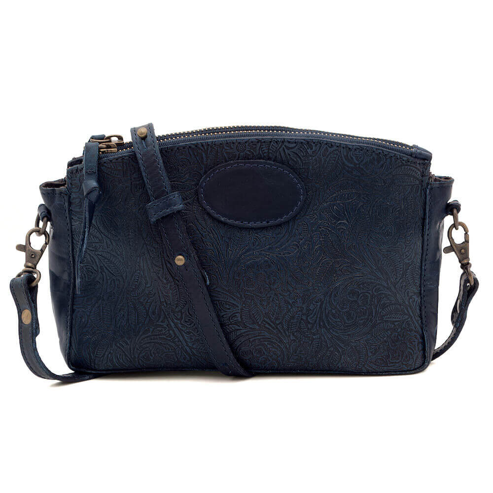 Tooled Leather Bundle - With Two Bottle Wine Carrier! - Mission Mercantile Leather Goods