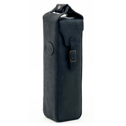 Tooled Leather Bundle - With Single Bottle Wine Carrier! - Mission Mercantile Leather Goods
