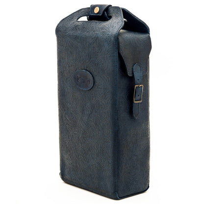 Tooled Leather Bundle - With Two Bottle Wine Carrier! - Mission Mercantile Leather Goods
