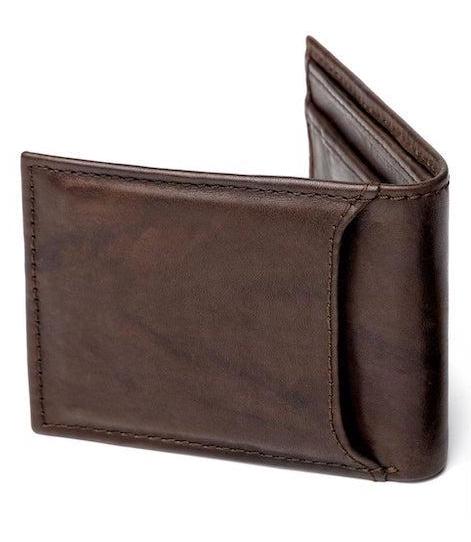 Benjamin Leather Bifold Wallet Accessories > Wallet > Leather Walnut Mission Mercantile Leather Goods