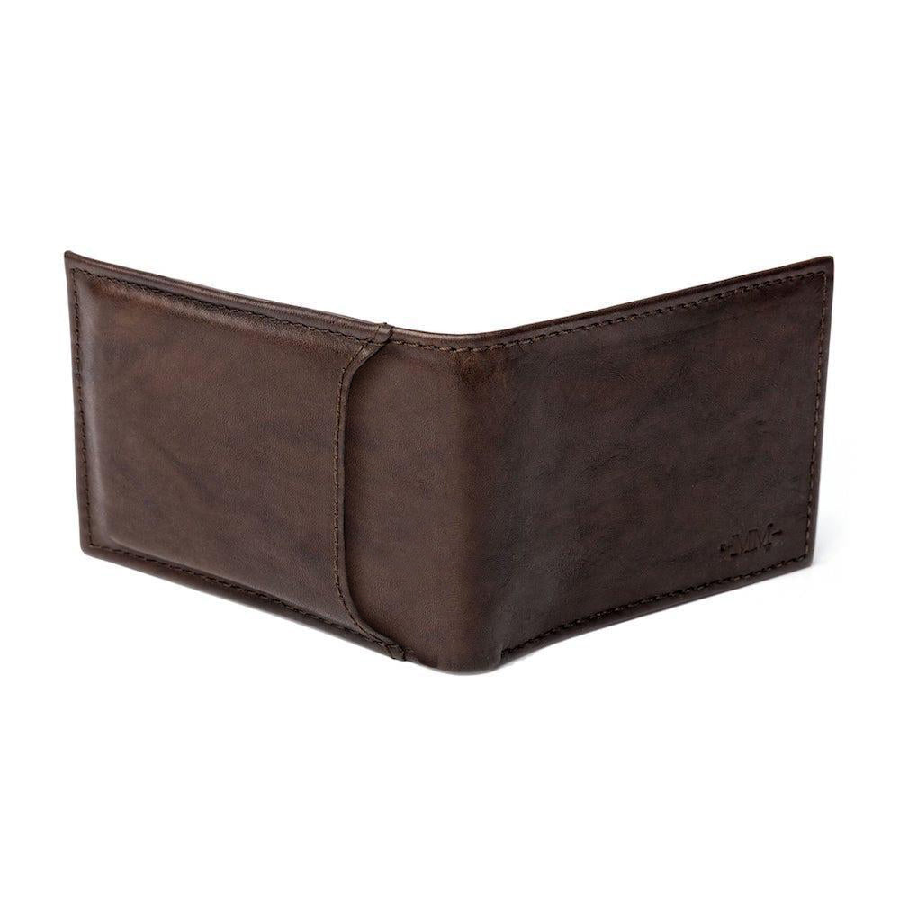 Benjamin Leather Bifold Wallet Accessories > Wallet > Leather Walnut Mission Mercantile Leather Goods