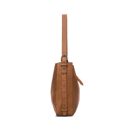 Ellington Leather Hobo Bag > Handbag > Leather-Maple-Mission Mercantile Leather Goods