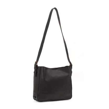 Ellington Leather Hobo Bag > Handbag > Leather-Onyx-Mission Mercantile Leather Goods