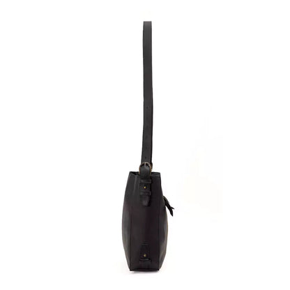 Ellington Leather Hobo Bag > Handbag > Leather-Onyx-Mission Mercantile Leather Goods