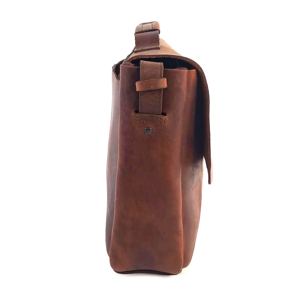 Nisolo Loreto Leather Messenger Bag | Mission Mercantile Leather Goods