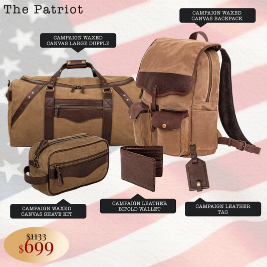 The Patriot Bundle - Campaign Waxed & Leather