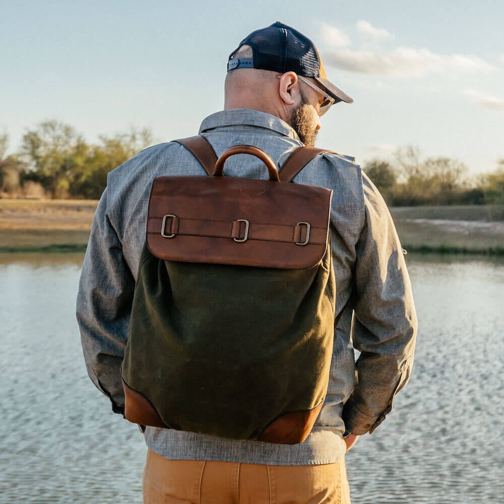Heritage Waxed Canvas Steamer Backpack No 2 heritage-waxed-canvas-steamer-backpack-no-2