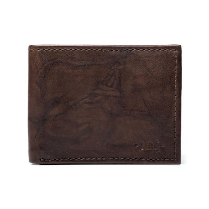 Benjamin Leather Bifold Wallet Accessories > Wallet > Leather Walnut Mission Mercantile Leather Goods