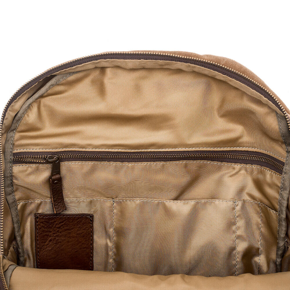 Campaign Waxed Canvas Backpack Smoke-Brown Campaign Waxed Canvas Backpack Smoke-Brown