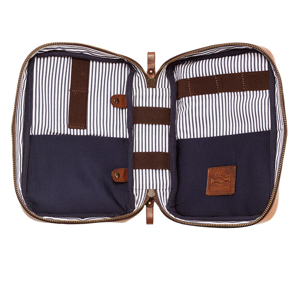 Heritage Leather "Doc" Electronics Organizer | Mission Mercantile