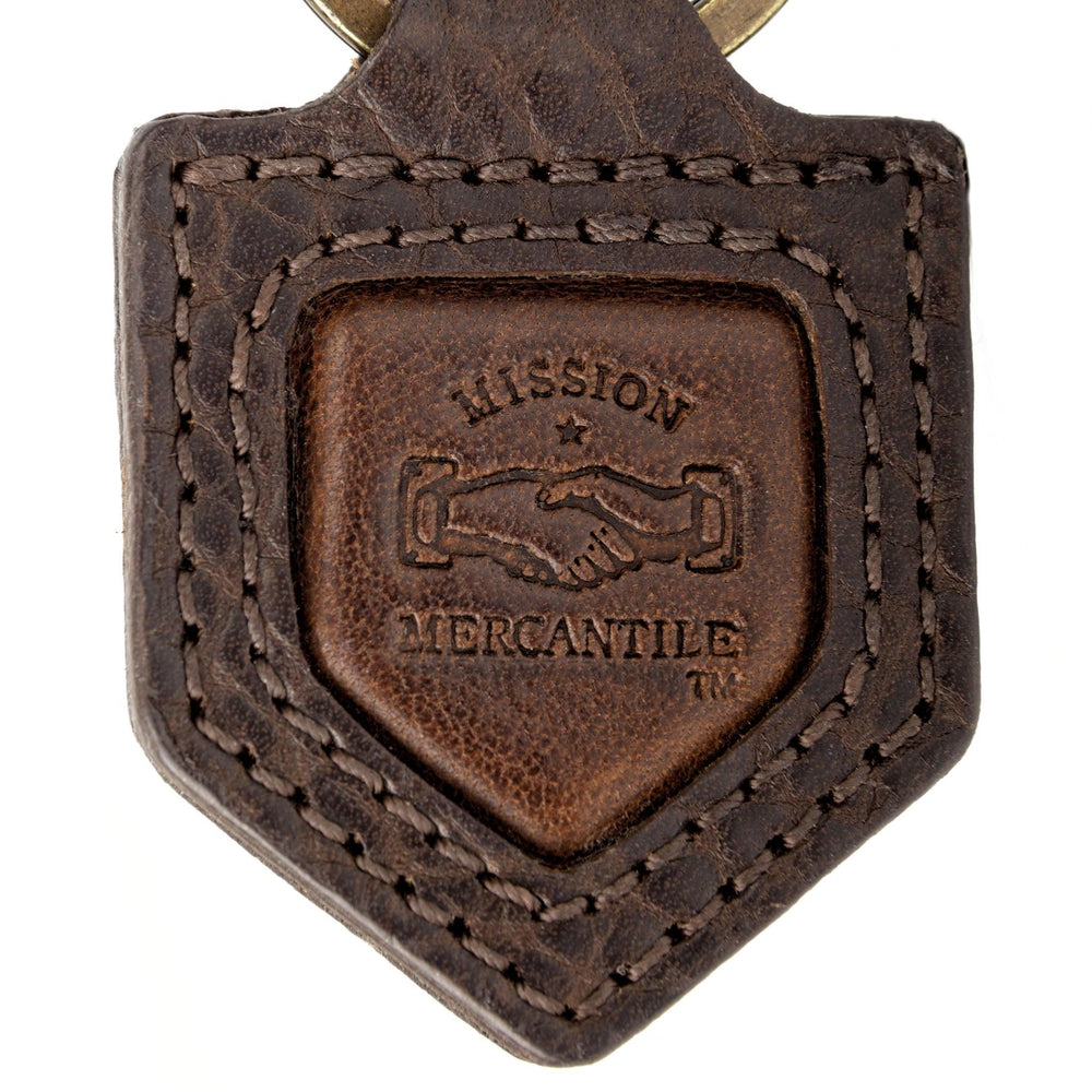 Theodore Leather Keyring - Durable, | Mission Mercantile Leather Goods