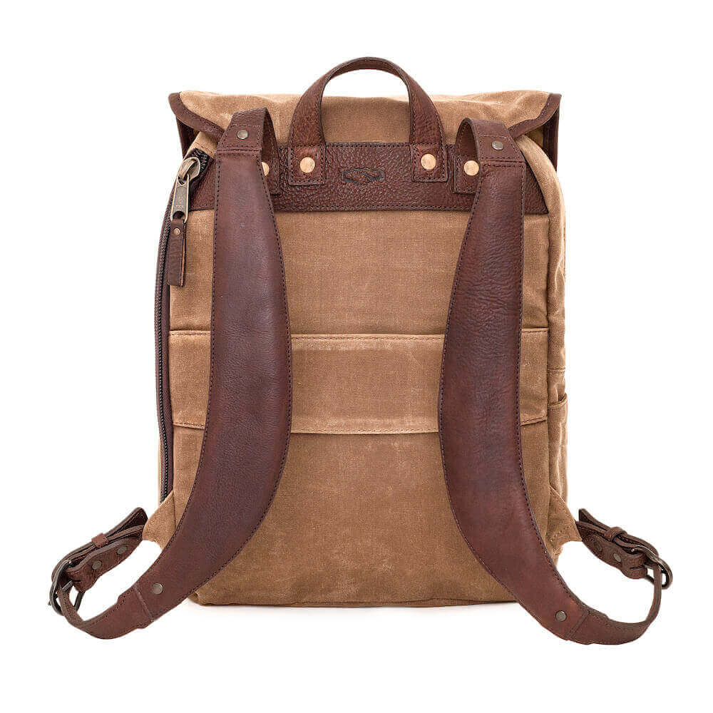 Campaign Waxed Canvas Backpack Smoke-Brown Campaign Waxed Canvas Backpack Smoke-Brown